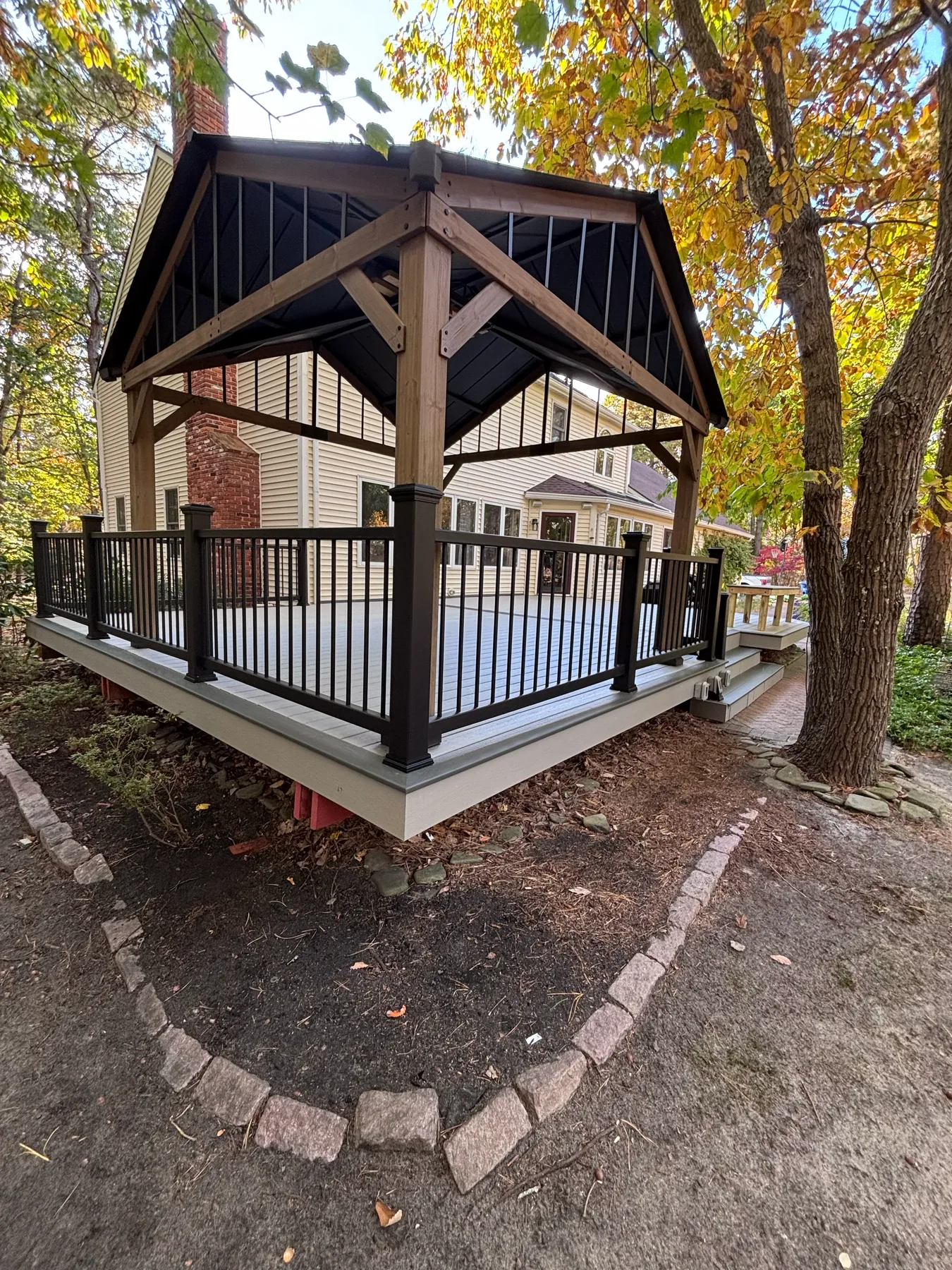 Outdoor railing and woodwork