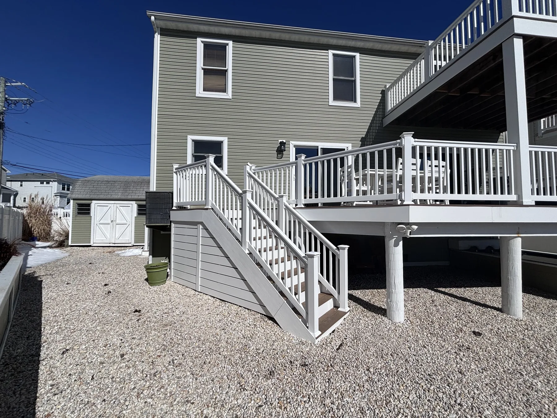 Outdoor construction project by Platinum Property Services